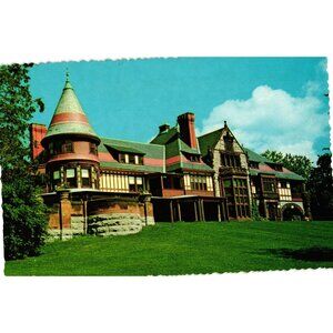 Rare Vintage Sonnenberg Mansion Postcard 1980s Historic 1887 Architecture Collec